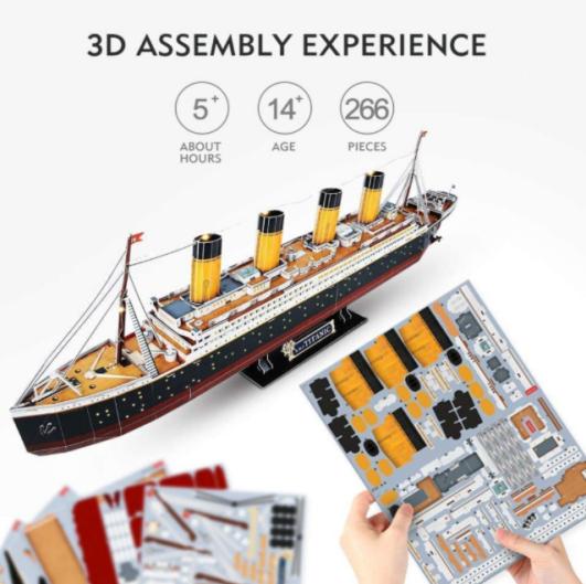 ຂອງຂວັນວັນເກີດ Paper Jigsaw DIY Stadium 3D Puzzle ສໍາລັບຜູ້ໃຫຍ່