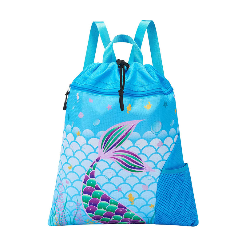 Mermaid Gym Drawstring Backpack ຖົງສາຍເຊືອກ